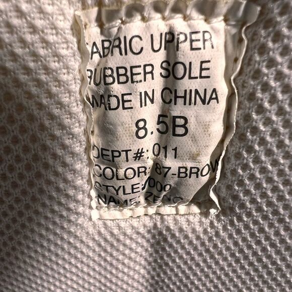 Baker’s Y2K Suede Nylon High Heel Ankle Boots Stylish Beige and Brown Size 8 1/2 - Picture 2 of 14